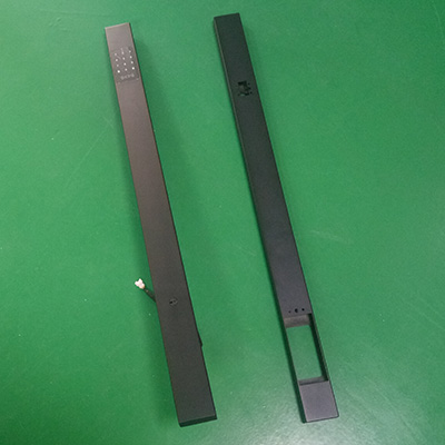 Laser cutting of fingerprint lock precision black steel plate